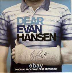 'Ben Platt a signé le vinyle de Dear Evan Hansen - Enregistrement LP autographié d'une pièce célèbre'