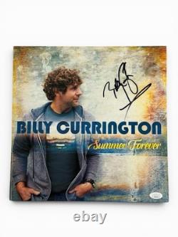 Billy Currington signé et dédicacé Summer Forever vinyle authentifié JSA rare