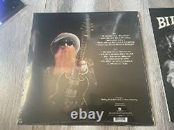 Billy Gibbons Signé The Big Bad Blues Zz Top Vinyl Lp Autographié Avec Patch