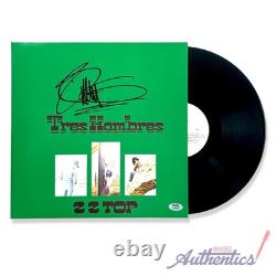 Billy Gibbons Vinyle LP Autographié Tres Hombres ZZ Top PSA/DNA