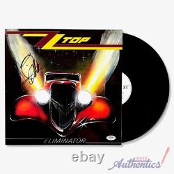 Billy Gibbons Vinyle LP Eliminator ZZ Top Signé Autographié PSA/DNA Authentique
