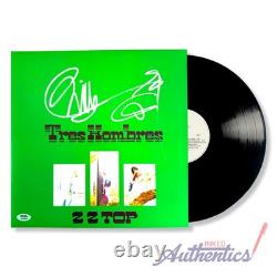 Billy Gibbons Vinyle LP Tres Hombres ZZ Top signé PSA/DNA