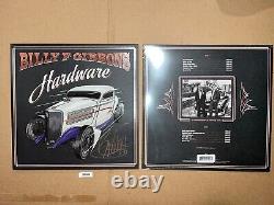Billy Gibbons a signé une pochette de disque vinyle autographiée LP de ZZ Top Eliminator Afterburner.