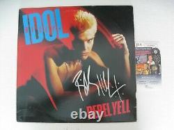 Billy Idol Autographié Signé Rebel Yell Vinyl Jsa Coa #ll49402