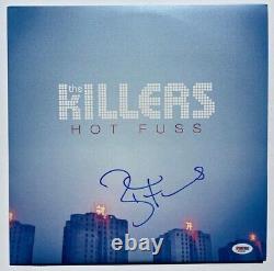 Brandon Flowers Signé The Killers Hot Fuss Vinyl Album Record Psa/dna