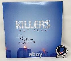 Brandon Flowers The Killers Signé Hot Fuss Vinyl Record Album Lp Beckett Coa