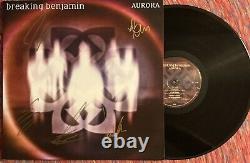 Breaking Benjamin Autographié Signé Aurora Vinyl Record Album Preuve Exacte