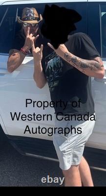 Bret Michaels Vinyle Original Autographié de Poison Rare Signé en Personne