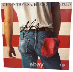 Bruce Springsteen Signé Né Aux USA Album Vinyl Authentic Autograph Beckett