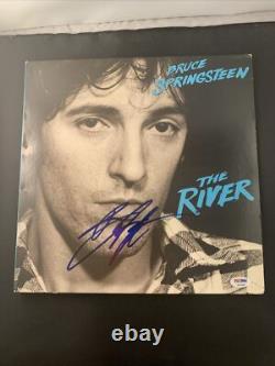 Bruce Springsteen a signé l'album vinyle The River avec certificat PSA DNA COA LOA autographe AB13689