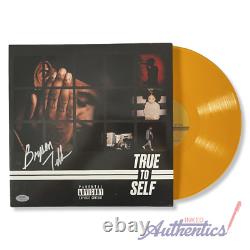 Bryson Tiller Vinyle LP True to Self signé autographié PSA/DNA Authentifié