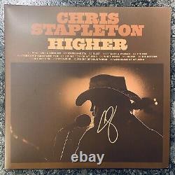 CHRIS STAPLETON a signé l'album vinyle 'Higher' autographié