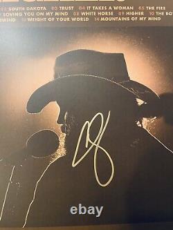 CHRIS STAPLETON a signé l'album vinyle 'Higher' autographié