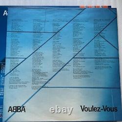COA AUTOGRAPHE ABBA DSP-5110 VINYL LP OBI JAPON Signé