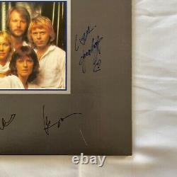 COA AUTOGRAPHE ABBA DSP-5113 VINYL LP signé