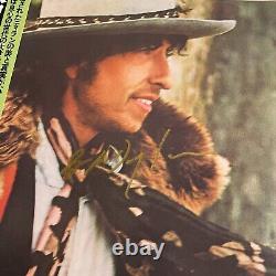 COA AUTOGRAPHE Bob Dylan 25AP 289 VINYL LP OBI JAPON Signé