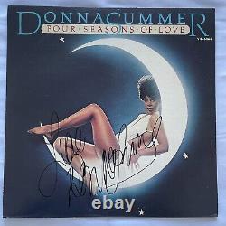COA AUTOGRAPHE Donna Summer VINYL LP OBI JAPAN signé