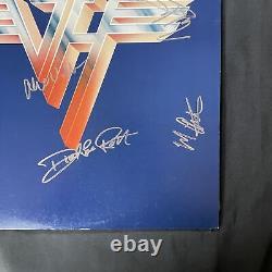 COA AUTOGRAPHE Van Halen VINYL LP JAPAN Signé