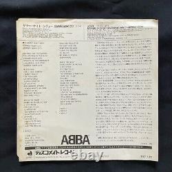 COA AUTOGRAPH ABBA VINYL EP JAPAN Signé PREMIER