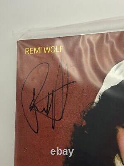 COUVERTURE SIGNEE AUTOGRAPHIEE Remi Wolf Big Ideas Black Blk Vinyle LP