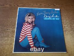 COUVERTURE SIGNÉE À LA MAIN SEULE 1960s VG+ Nancy Sinatra Country, My Way LP33