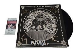 Caamp Folk Band Signé Autographe Par Et Par Album D'enregistrement Vinyle Taylor Meier +3
