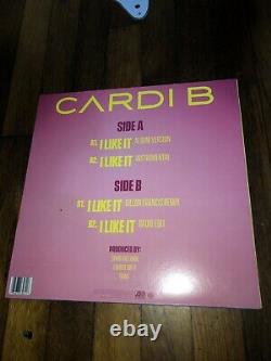 Cardi B, Bad Bunny Et J Balvin Signé Vinyl (super Rare)