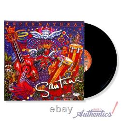Carlos Santana Vinyle LP Supernatural signé et autographié, authentifié par PSA/DNA