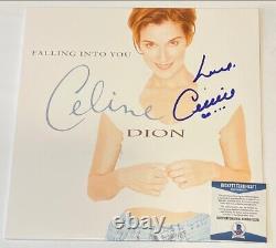 Céline Dion LP Vinyle 'Falling Into You' avec autographe signé Beckett COA