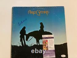 Chanteur Arlo Guthrie LP vinyle/disque album signé et autographié JSA COA (3)