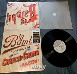 Cheech & Chong disque vinyle LP Big Bambu signé et dédicacé avec certificat d’authenticité JSA authentique
