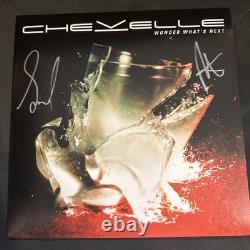 Chevelle vinyle signé Wonder What's Next LP autographié	<br/>
    