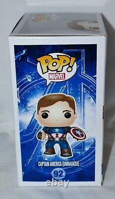 Chris Evans A Signé Captain America Unmasked Avengers Age Of Ultron Funko Pop Jsa