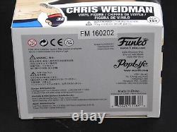 Chris Weidman a signé l'autocollant en vinyle Funko Pop! 03 UFC Fighter MMA BAS COA B