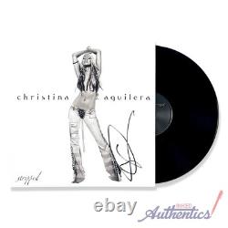 Christina Aguilera Vinyle LP Autographié Signé Stripped PSA/DNA Authenticité