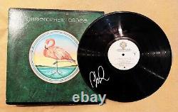Christopher Cross VRAI autographe signé à la main disque vinyle autotitulé avec certificat d'authenticité