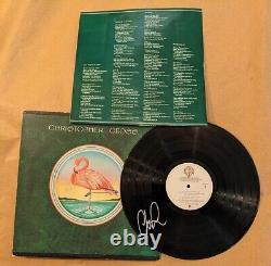 Christopher Cross VRAI autographe signé à la main disque vinyle autotitulé avec certificat d'authenticité
