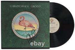 Christopher Cross album signé avec certificat d’authenticité, preuve exacte, disque vinyle autographe Sailing
