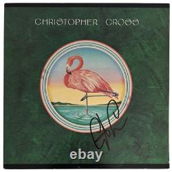 Christopher Cross album signé avec certificat d’authenticité, preuve exacte, disque vinyle autographe Sailing