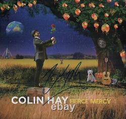 Colin Hay Signé Fierce Mercy Vinyl Lp En Personne Autographe Jsa Coa Cert