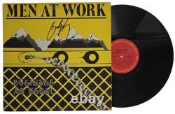 Colin Hay signé Men At Work Business as Usual album COA preuve vinyle autographié