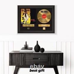 Copie plaquée or signée LP vinyle souvenirs du film Kill Bill cadeau PGR