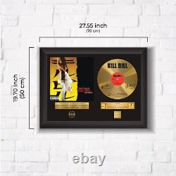 Copie plaquée or signée LP vinyle souvenirs du film Kill Bill cadeau PGR