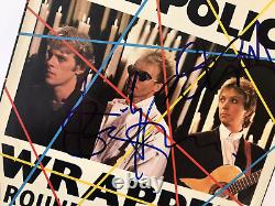 Couverture signée 45 - The Police - Sting - Andy Summers - Stewart Copeland - COA Autographe Wor