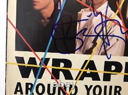 Couverture signée 45 - The Police - Sting - Andy Summers - Stewart Copeland - COA Autographe Wor