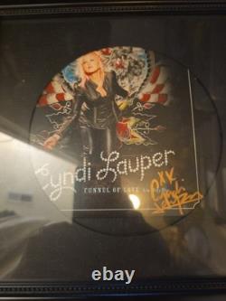 Cyndi Lauper Detour Vinyle LP autographié signé