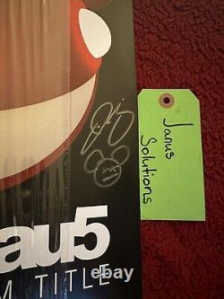 DEADMAU5 SIGNÉ Autographié RANDOM ALBUM TITLE LP VINYLE ROUGE Nouvelle Grande Signature