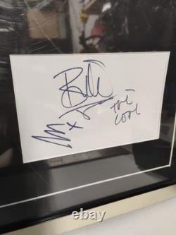 DISQUE D'OR VINYLE SIGNÉ PAR LE GROUPE GREEN DAY AMERICAN IDIOT RARE