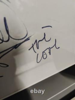 DISQUE D'OR VINYLE SIGNÉ PAR LE GROUPE GREEN DAY AMERICAN IDIOT RARE