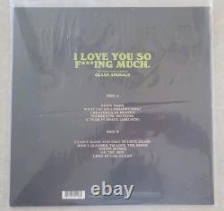 DISQUE VINYLE NOIR/BLANC ÉCLABOUSSURES SIGNÉ Glass Animals I Love You So FING Much